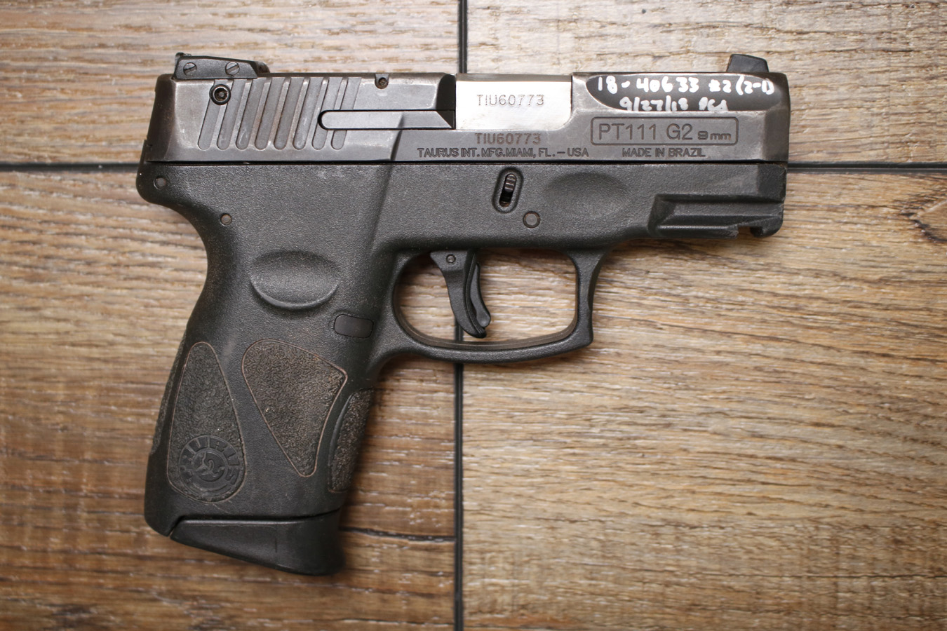 TAURUS PT111 G2 9MM Police Trade-in Pistol